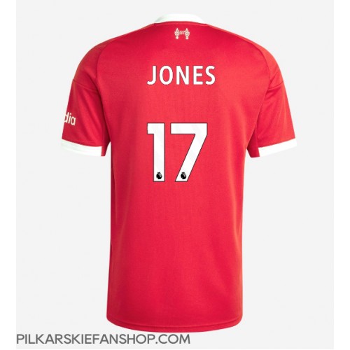 Koszulka piłkarska Liverpool Curtis Jones #17 Strój Domowy 2025-26 tanio Krótki Rękaw Koszulka piłkarska Liverpool Curtis Jones #17 Strój Domowy 2025-26 tanio Krótki Rękaw
